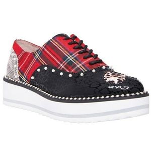 Betsey Johnson Red Marti Multicolor Shoes 7.5